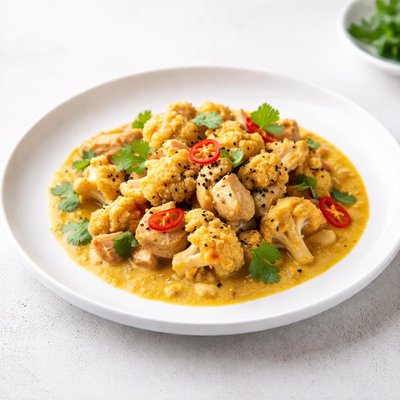 Image of Cauliflower Curry with Chicken
