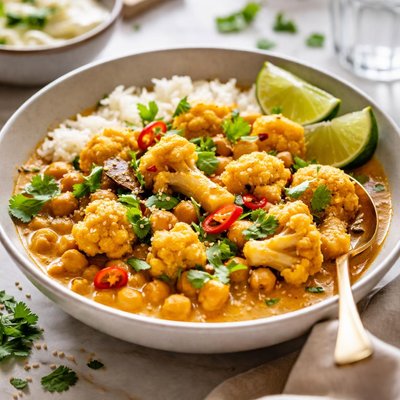 Image of Cauliflower Garbanzo Curry