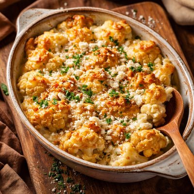 Image of Cauliflower Gratin with Queso Cotija