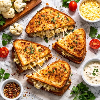 Image of Cauliflower Grilled Cheese