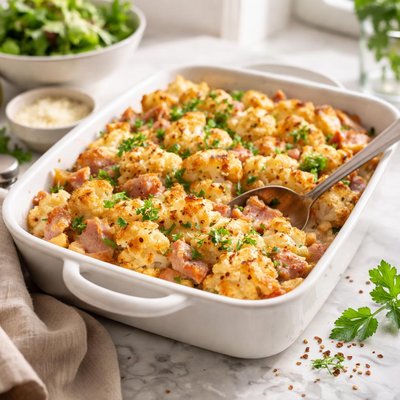 Image of Cauliflower Ham Bake