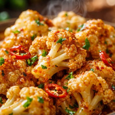 Image of Cauliflower in Chilli Butter Sauce