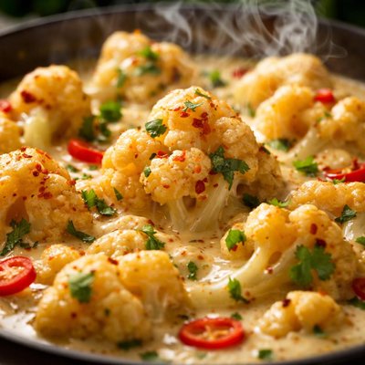 Image of Cauliflower in Coconut Sauce
