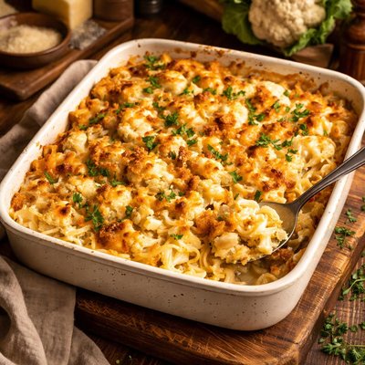 Image of Cauliflower Noodle Casserole