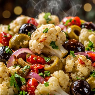 Image of Cauliflower Olive Antipasto Salad