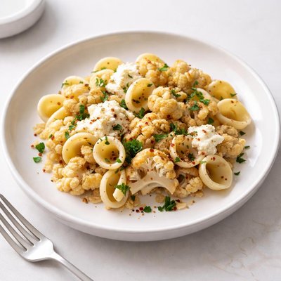 Image of Cauliflower Pasta with Ricotta Cheese