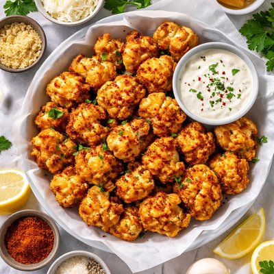 Image of Cauliflower Poppers Low Carb