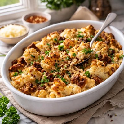 Image of Cauliflower Rye Casserole