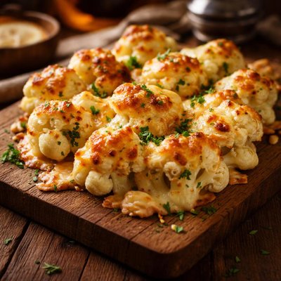Image of Cauliflower with Cheese Topping