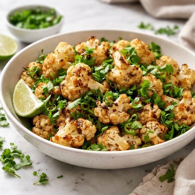 Image of Cauliflower with Fresh Cilantro