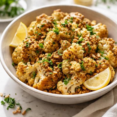 Image of Cauliflower with Mustard Lemon Butter