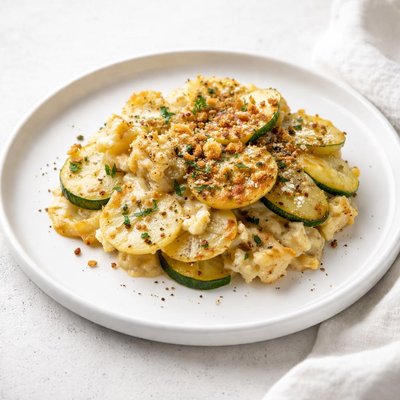 Image of Cauliflower Zucchini Scalloped Potatoes