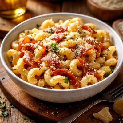 Image of Cavatappi with Prosciutto and Parmesan