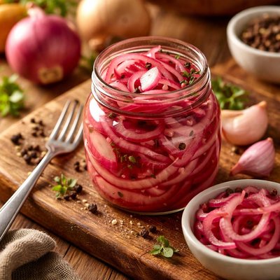 Image of Cebollas Encurtidas Ecuadorian Pickled Red Onions