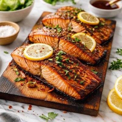 Image of Cedar Planked Bbq Salmon
