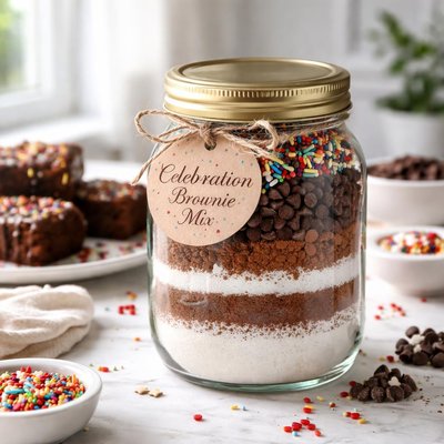 Image of Celebration Brownie Mix in a Jar