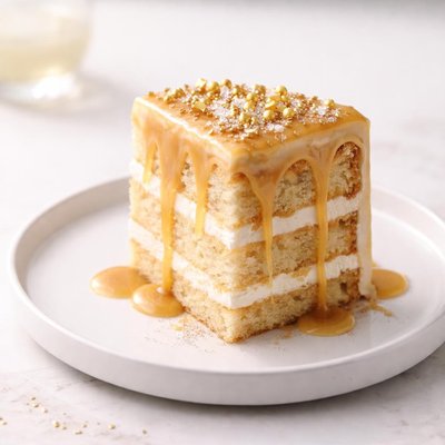 Image of Celebration Cake with Hot Buttered Whiskey Glaze