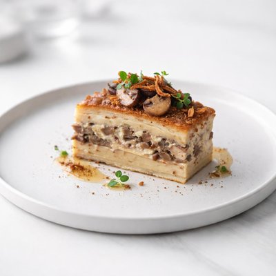 Image of Celeriac and Mushroom Cake