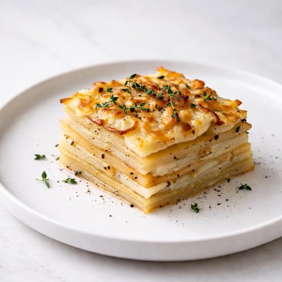 Image of Celeriac Apple Onion Casserole