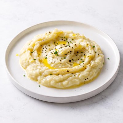 Image of Celeriac Potato and Roasted Garlic Mash