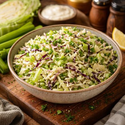 Image of Celery and Cabbage Coleslaw