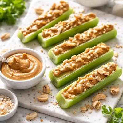 Image of Celery and Peanut Butter