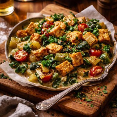 Image of Celery Tofu Florentine