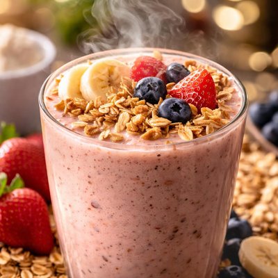 Image of Cereal and Protein Smoothie