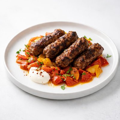 Image of Cevapcici with Paprika Lecho