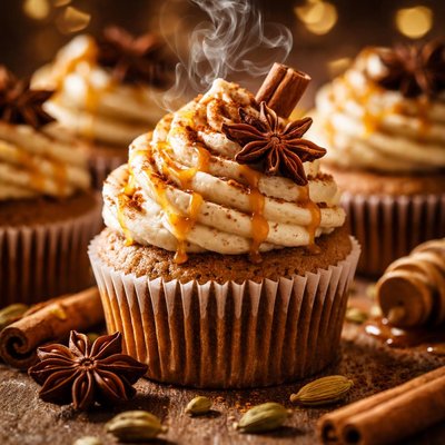 Image of Chai Tea Cupcakes