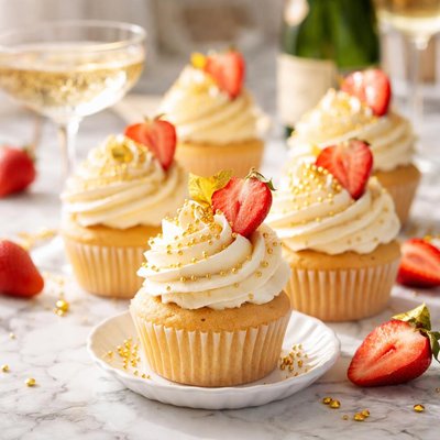 Image of Champagne Cupcakes