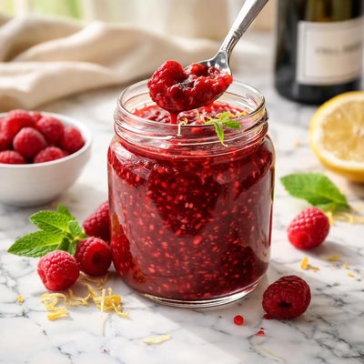 Image of Champagne Raspberry Sauce