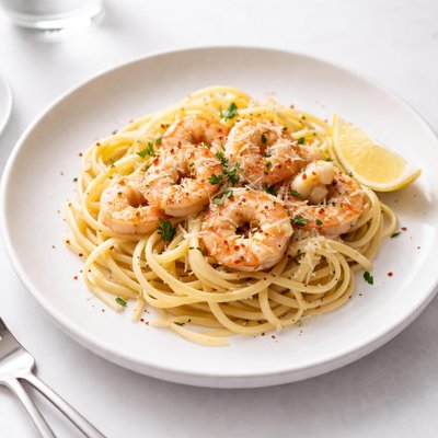 Image of Champagne Shrimp and Pasta