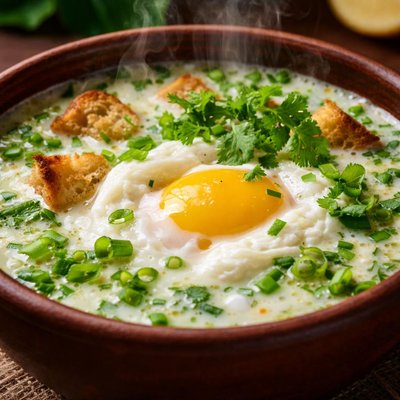 Image of Changua a Colombian Breakfast Dish