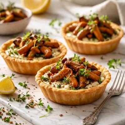 Image of Chanterelle Mushroom Tartlets