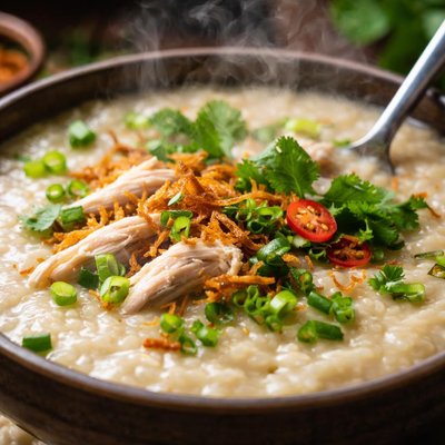 Image of Chao Ga Vietnamese Rice Porridge