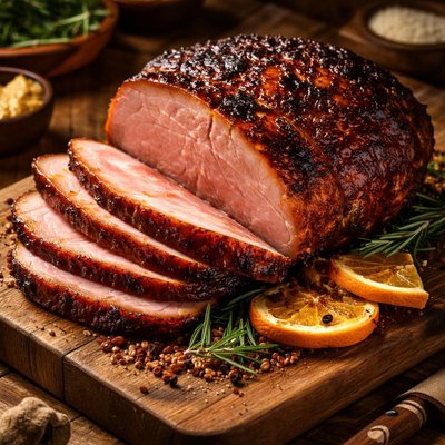 Image of Charcoal Grilled Sugared Ham