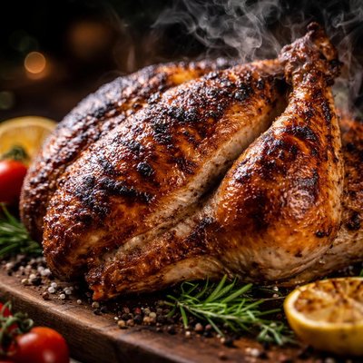 Image of Charcoal Grilled Turkey Half