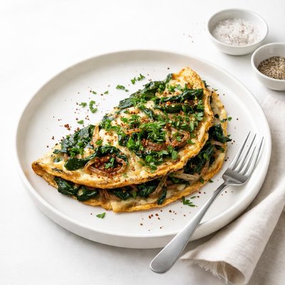 Image of Chard and Onion Omelet Trouchia