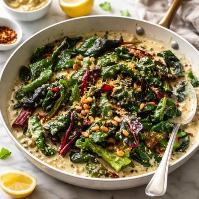 Image of Chard in Dijon Mustard Sauce