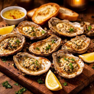 Image of Chargrilled Oysters Acme Oyster House Style