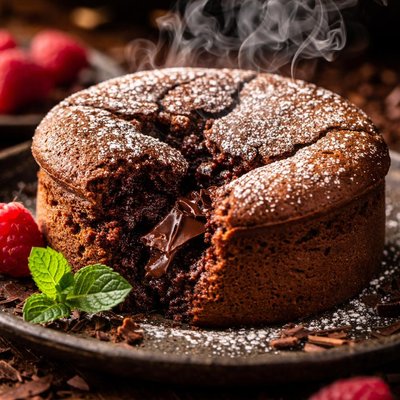 Image of Charming Chocolate Souffle Torte