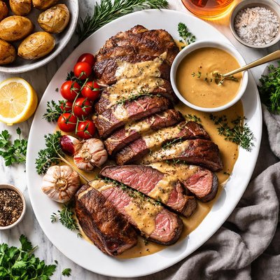 Image of Chateaubriand with Cognac Sauce