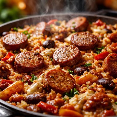 Image of Cheap and Easy Sausage Casserole