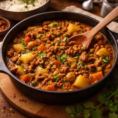 Image of Cheapskate Ground Beef Curry