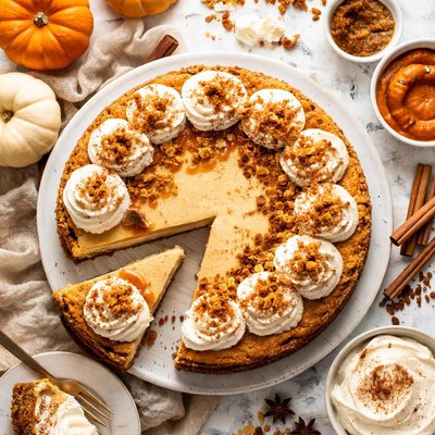 Image of Cheaters Pumpkin Spice Cheesecake