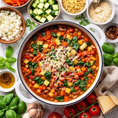Image of Cheaters Quick Easy Minestrone