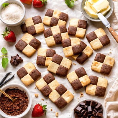 Image of Checkerboard Cookies