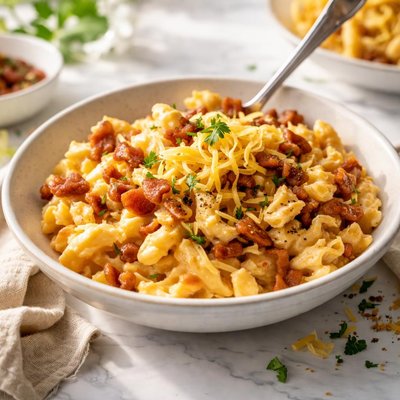 Image of Cheddar and Bacon Pasta