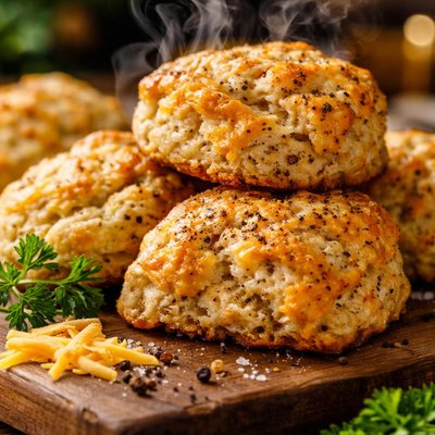 Image of Cheddar and Fresh Black Pepper Scones